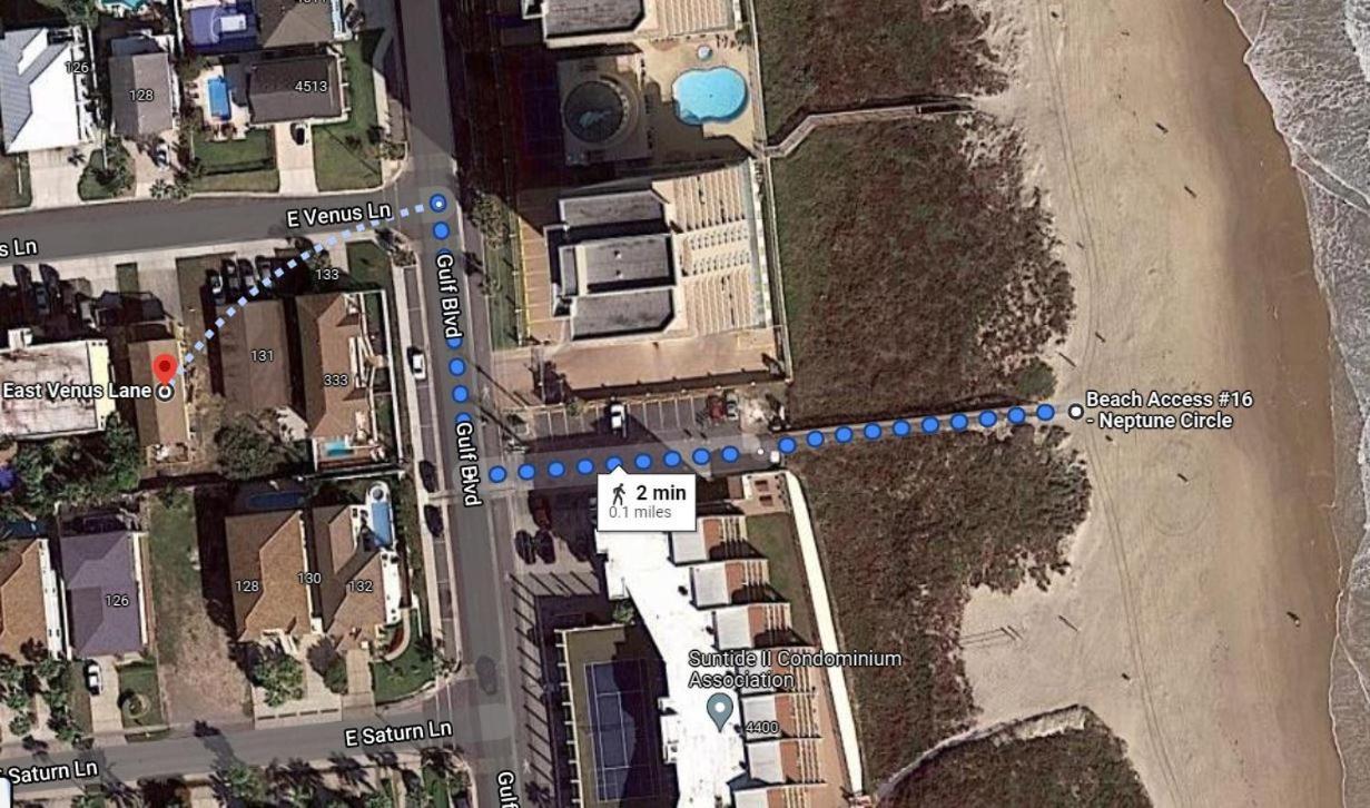 House Of Neptune Steps From The Sea And Private Pool South Padre Island Eksteriør bilde